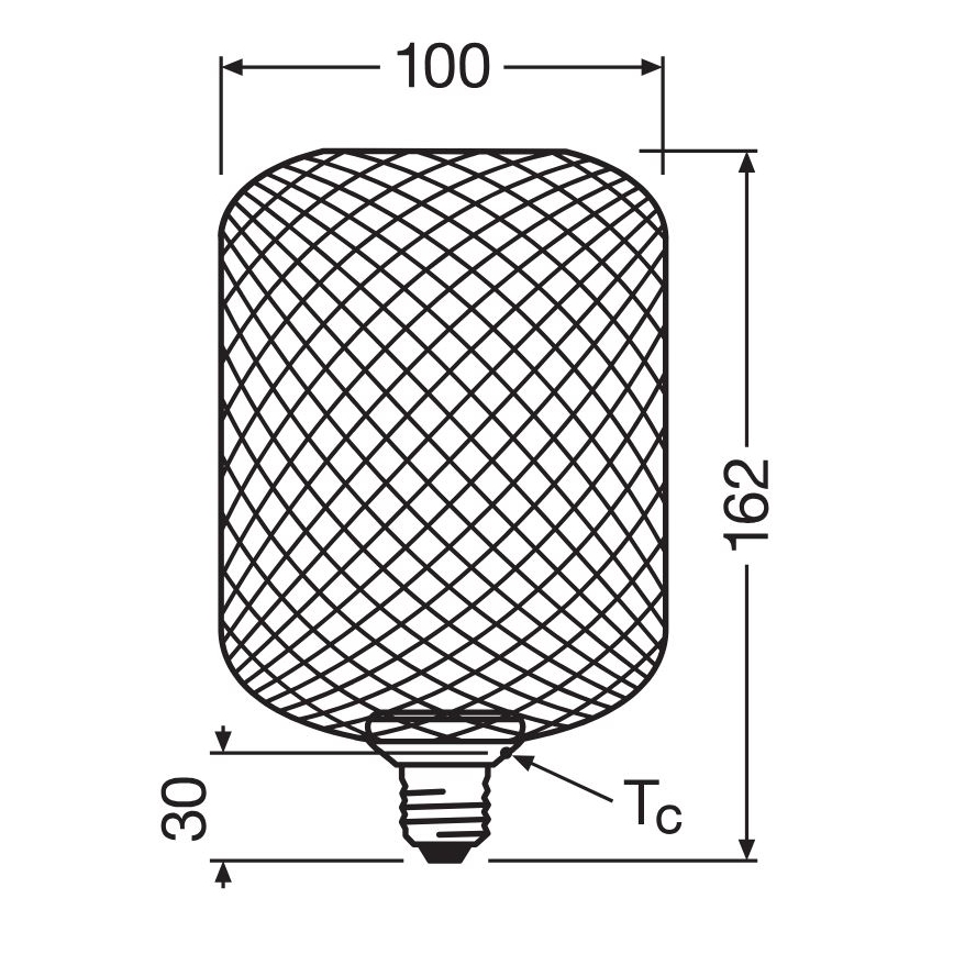 LED Žarnica DECOR FLAT E27/3,5W/230V 2700K zlata - Osram