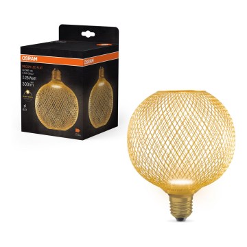 LED Žarnica DECOR FLAT G125 E27/3,5W/230V 2700K zlata - Osram
