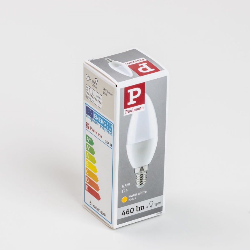LED Žarnica E14/5,5W/230V 2700K - Paulmann 28718