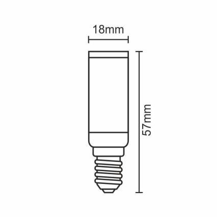 LED Žarnica E14/5W/230V 2800K