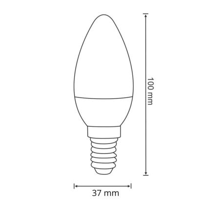 LED Žarnica E14/6,3W/230V 3000K