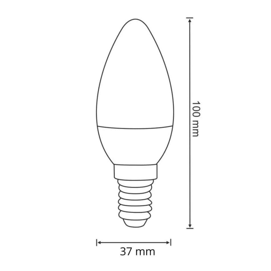LED Žarnica E14/6,3W/230V 3000K