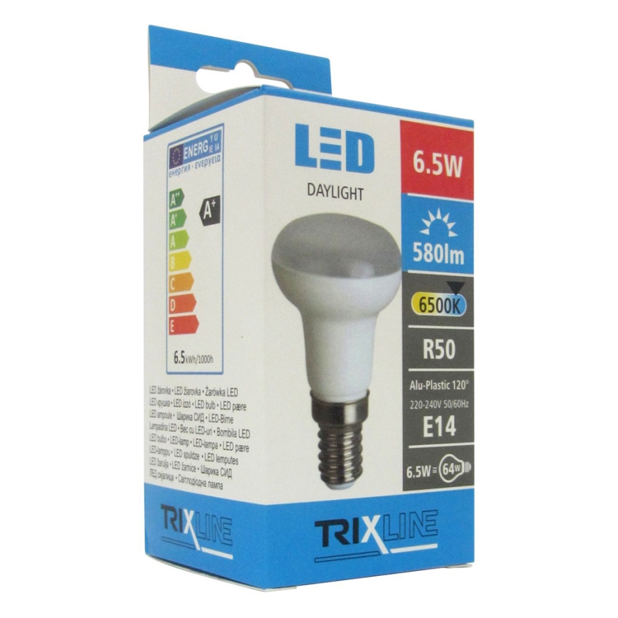 LED Žarnica E14/6,5W/230V 6500K