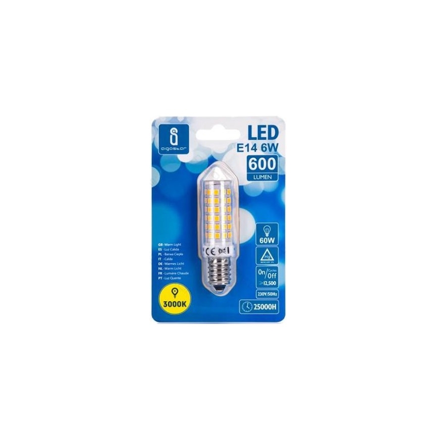 LED žarnica E14/6W/230V 3000K - Aigostar