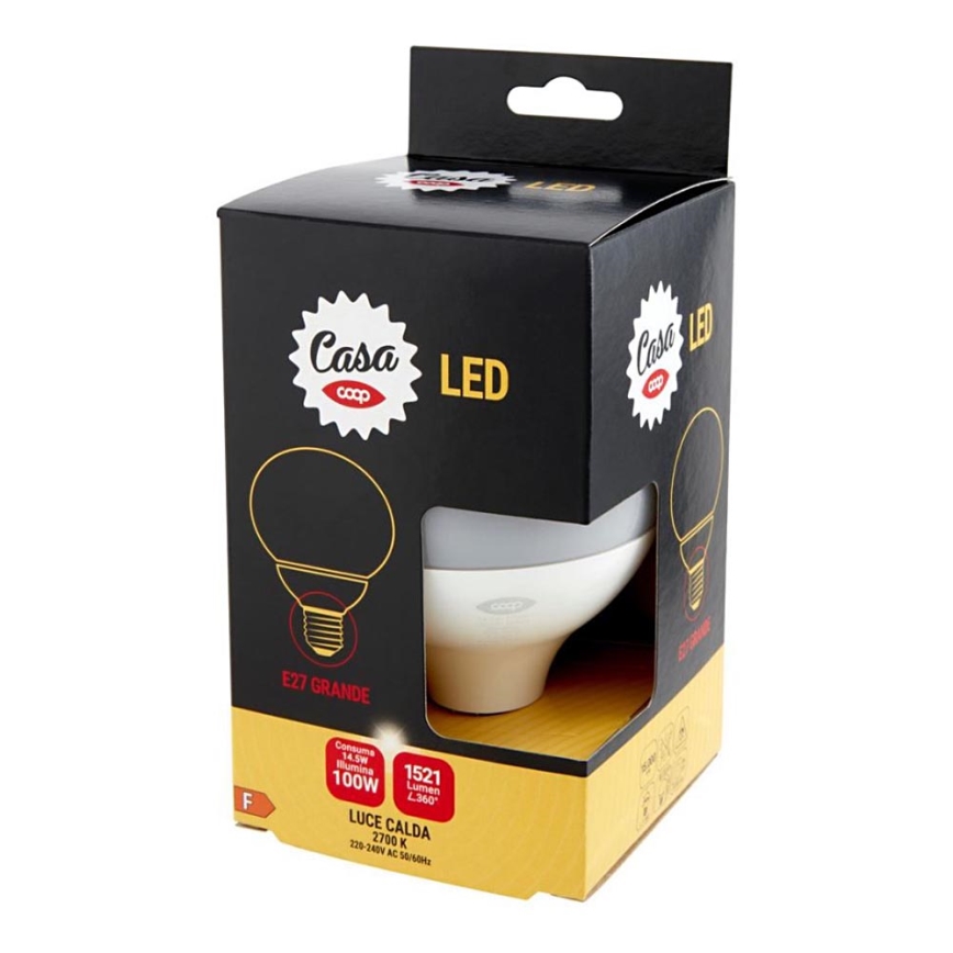 LED Žarnica E27/14,5W/230V 2700K