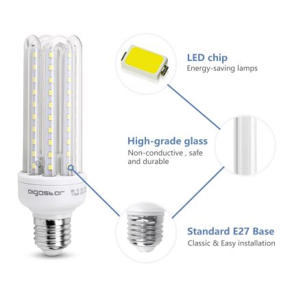 LED Žarnica E27/15W/230V 6500K - Aigostar