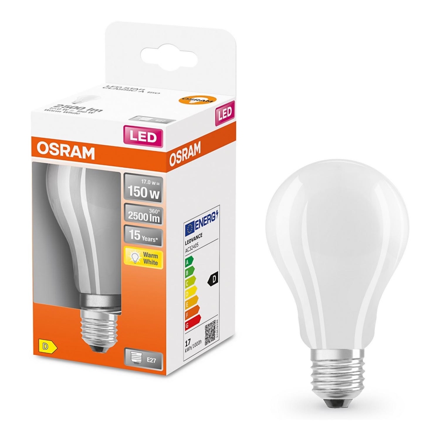 LED Žarnica E27/17W/230V 2700K - Osram