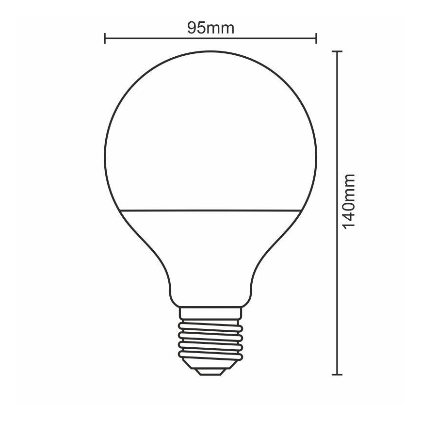 LED Žarnica E27/18W/165-265V 3000K