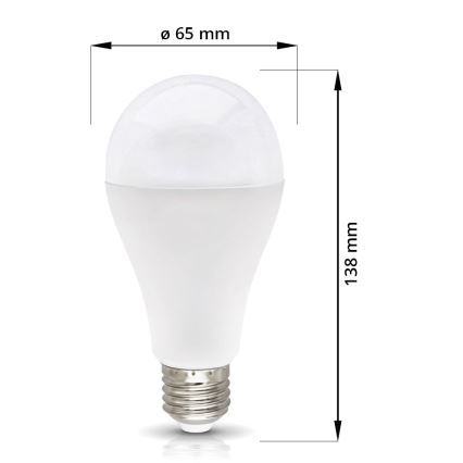 LED Žarnica E27/18W/230V 4000K