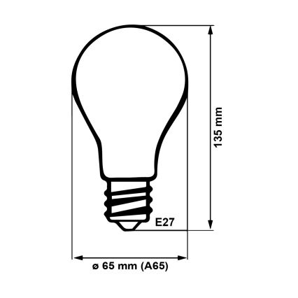 LED Žarnica E27/18W/230V 4200K