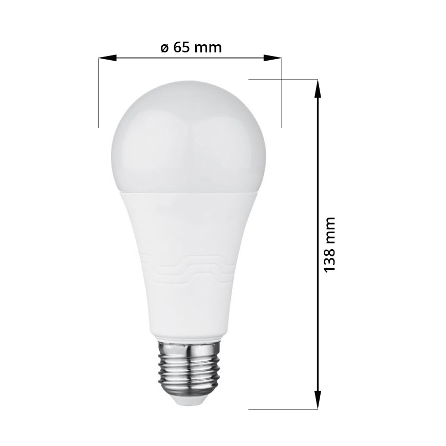 LED Žarnica E27/18W/230V 6000K 2000 lm