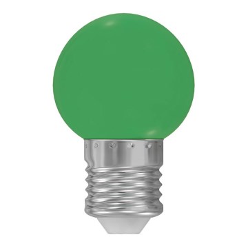 LED žarnica E27/1W/230V 5500-6500K zelena