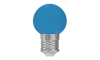 LED žarnica E27/1W/230V modra 5500-6500K