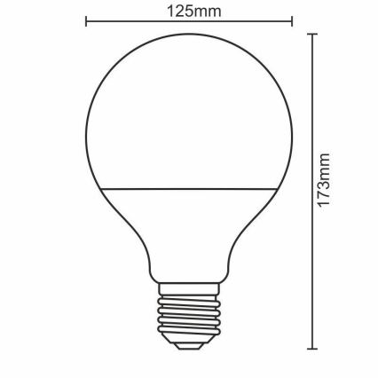 LED Žarnica E27/20W/165-265V 3000K