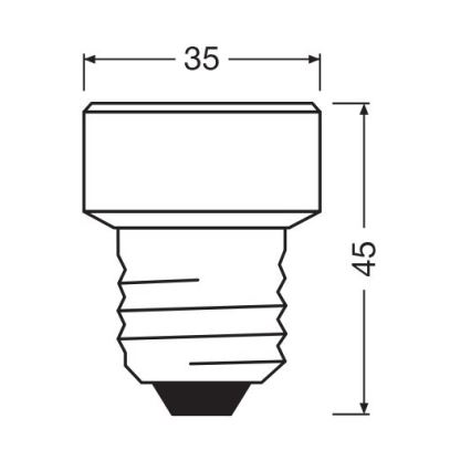 LED Žarnica E27/3,5W/230V 4000K - Osram