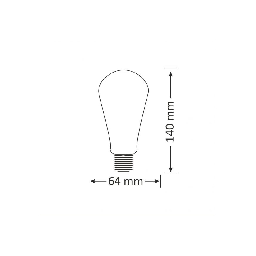 LED Žarnica E27/4W/230V 2000K