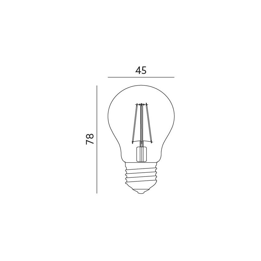 LED Žarnica E27/4W/230V 3000K