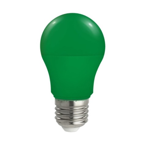 LED žarnica E27/5W/230V zelena