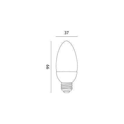 LED Žarnica E27/6W/230V 3000K