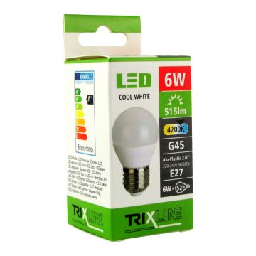 LED Žarnica E27/6W/230V 4200K