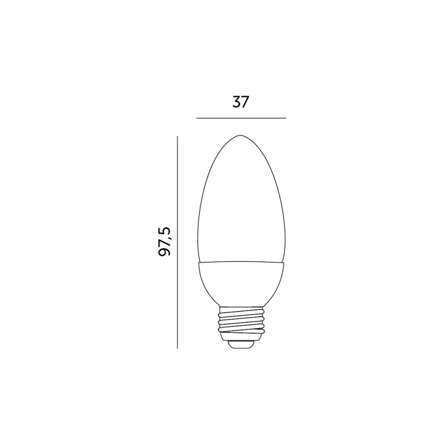 LED Žarnica E27/7W/230V 3000K