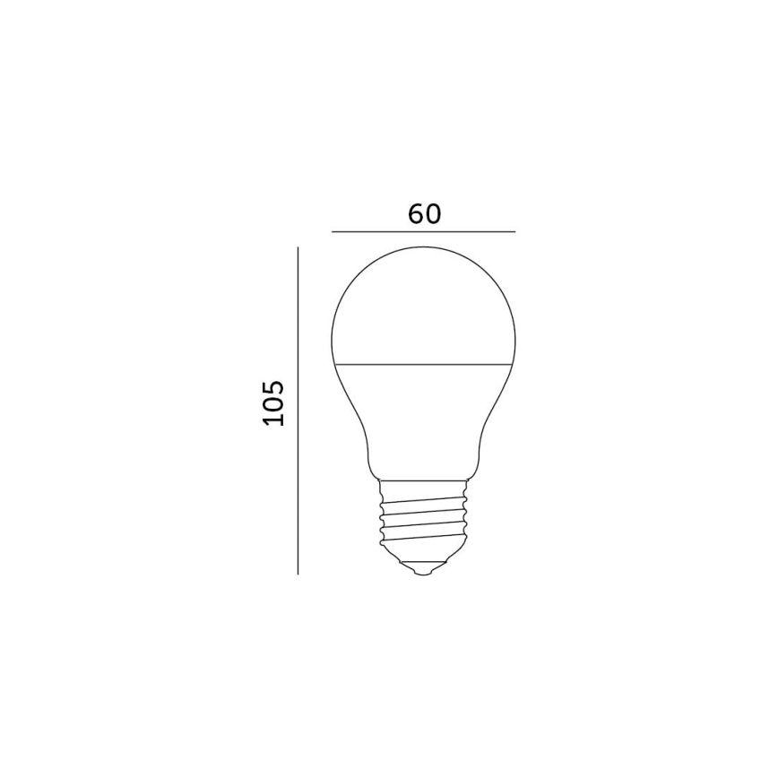 LED Žarnica E27/8,5W/230V 4000K