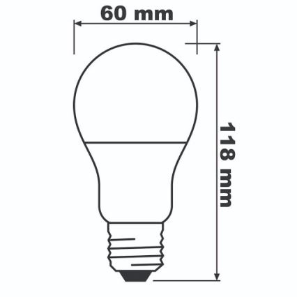 LED Žarnica ECO E27/13W/230V 4000K 1521lm