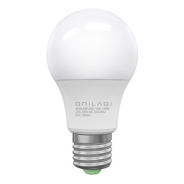 LED žarnica ECOLINE A60 E27/10W/230V 3000K CRI 92 - Brilagi