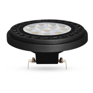 LED Žarnica ECOLINE AR111 G53/12W/12V 4000K 30° črna - Brilagi