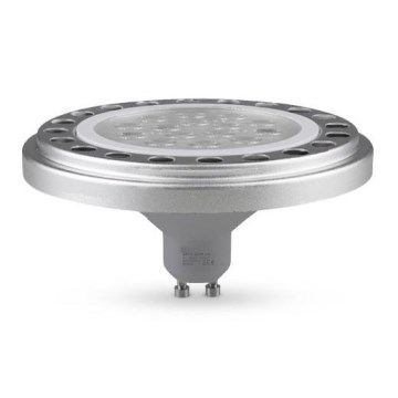 LED Žarnica ECOLINE AR111 GU10/15W/230V 3000K 30° srebrna - Brilagi