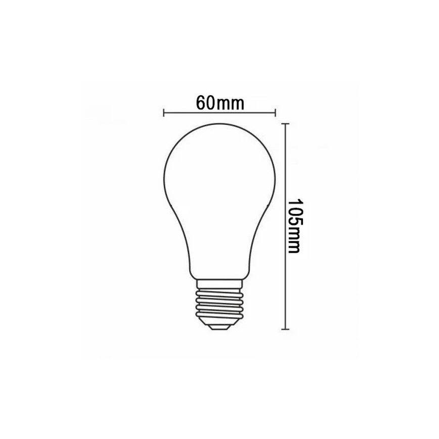 LED Žarnica FILAMENT A60 E27/12W/230V 330° 4000K
