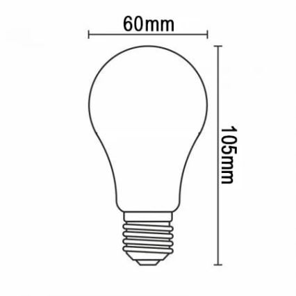 LED Žarnica FILAMENT A60 E27/12W/230V 4000K