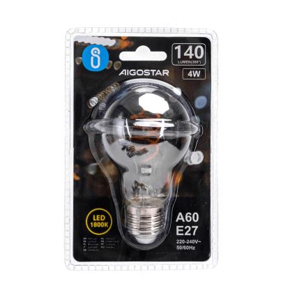 LED Žarnica FILAMENT A60 E27/4W/230V 1800K - Aigostar