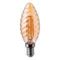 LED Žarnica FILAMENT AMBER E14/4W/230V 2200K