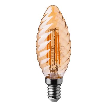 LED Žarnica FILAMENT AMBER E14/4W/230V 2200K