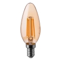 LED Žarnica FILAMENT AMBER E14/4W/230V 2200K