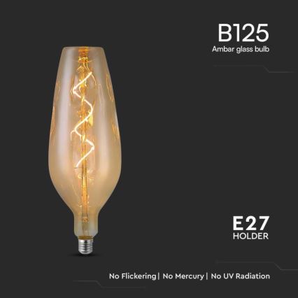 LED Žarnica FILAMENT B125 E27/4W/230V 2700K