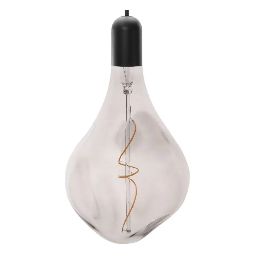 LED Žarnica FILAMENT BUMPED SMOKE ET160 E27/4W/230V 2000K