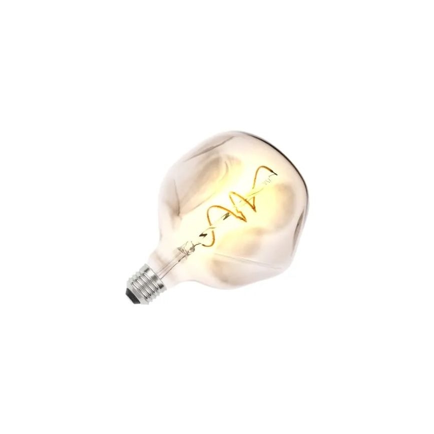 LED Žarnica FILAMENT BUMPED SMOKE G125 E27/4W/230V 2000K smoky