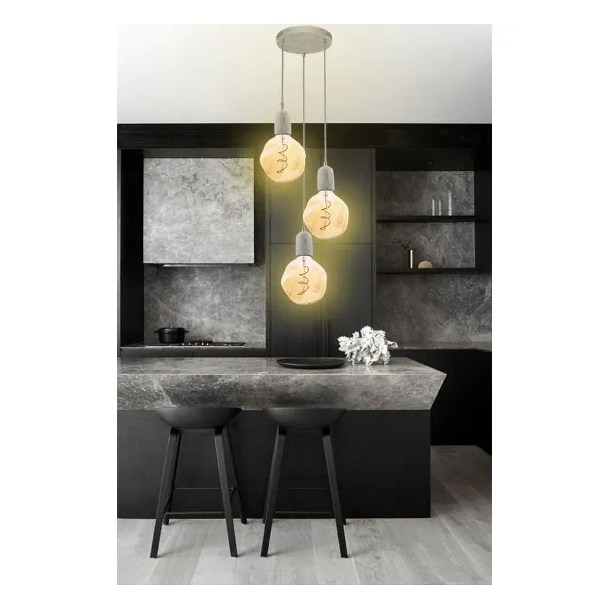 LED Žarnica FILAMENT BUMPED VINTAGE G125 E27/4W/230V 2000K