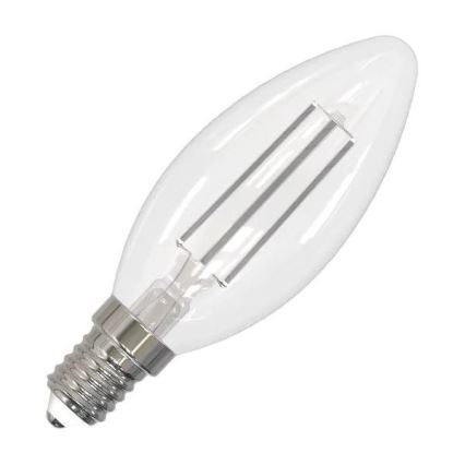 LED Žarnica WHITE FILAMENT C35 E14/4,5W/230V 3000K