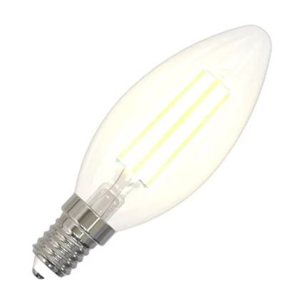 LED Žarnica WHITE FILAMENT C35 E14/4,5W/230V 3000K