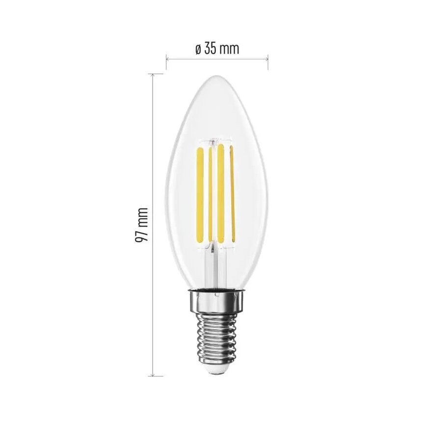 LED Žarnica FILAMENT E14/3,8W/230V 4000K
