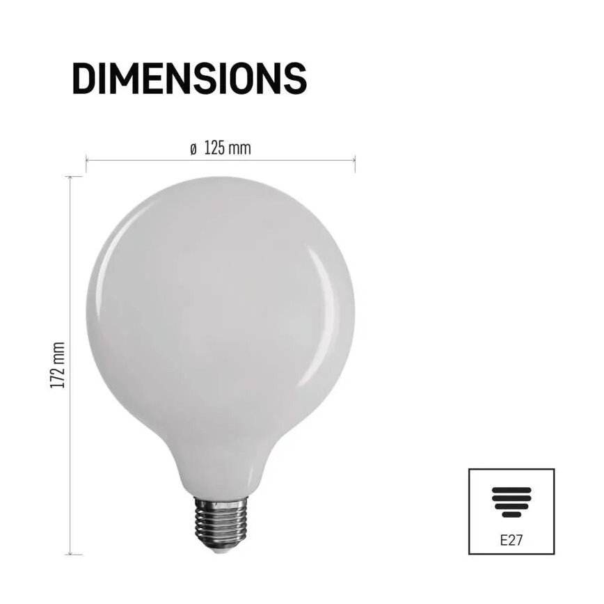 LED Žarnica FILAMENT E27/18W/230V 2700K