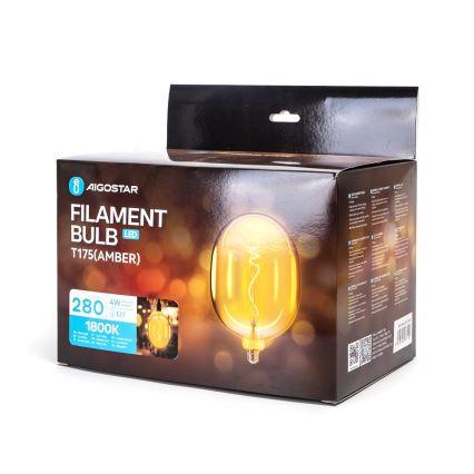 LED Žarnica FILAMENT E27/4W/230V 1800K - Aigostar