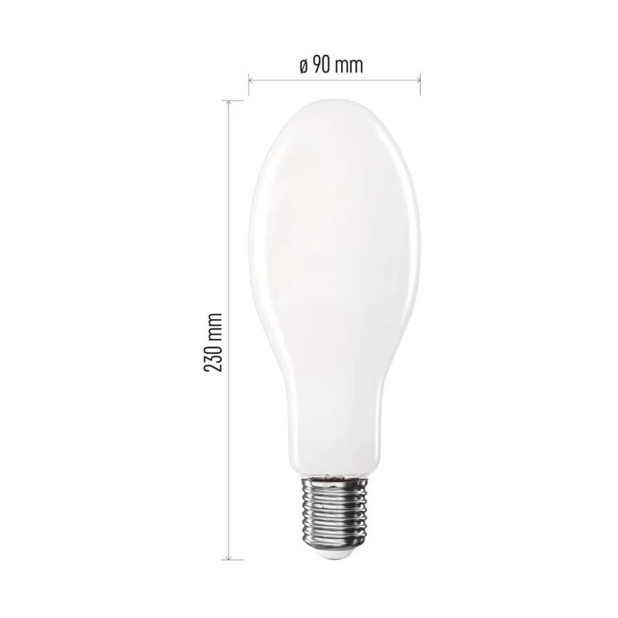 LED Žarnica FILAMENT ED90 E40/36W/230V 4000K 6000 lm
