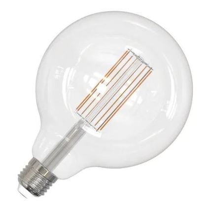 LED Žarnica FILAMENT G125 E27/18W/230V 3000K