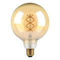 LED Žarnica FILAMENT G125 E27/5W/230V 1800K
