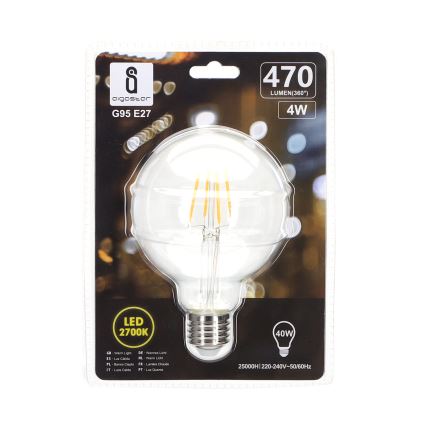 LED Žarnica FILAMENT G95 E27/4W/230V 2700K - Aigostar