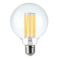 LED Žarnica FILAMENT G95 E27/6W/230V 3000K